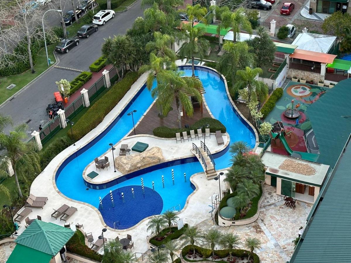 Flat Com Vista Panoramica -15- Na Barra Da Tijuca - Estacionamento Gratuito - Frigobar - Ar Condicionado - Piscina - Academia - Balsa Para Praia Gratis - Varanda - Vista Parcial Mar E Lagoa Rio de Janeiro Eksteriør billede